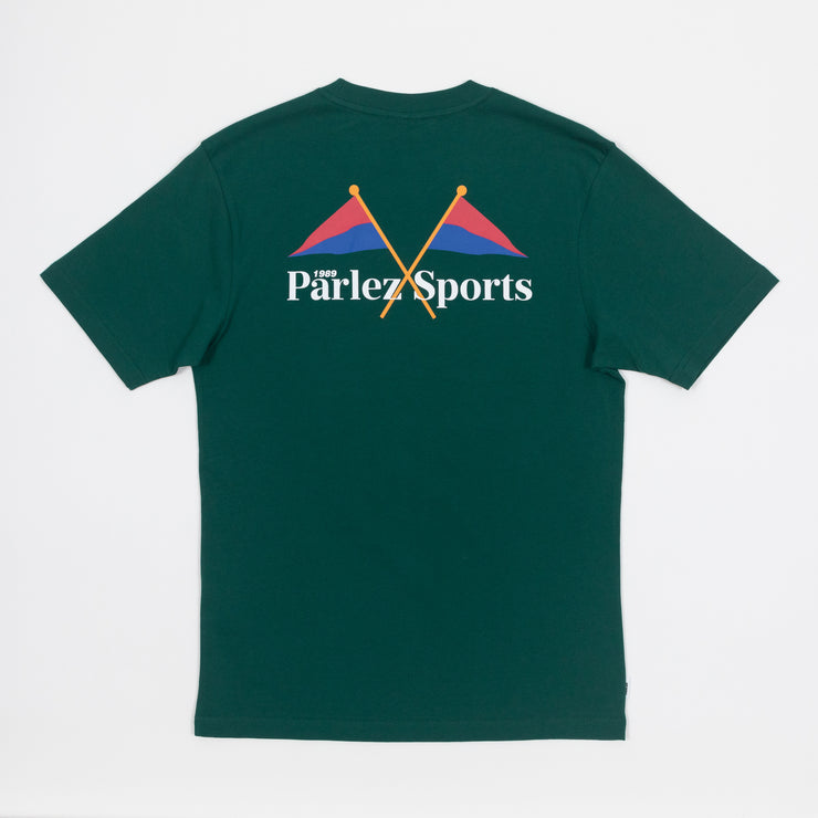 PARLEZ Yard T-Shirt in DEEP GREEN