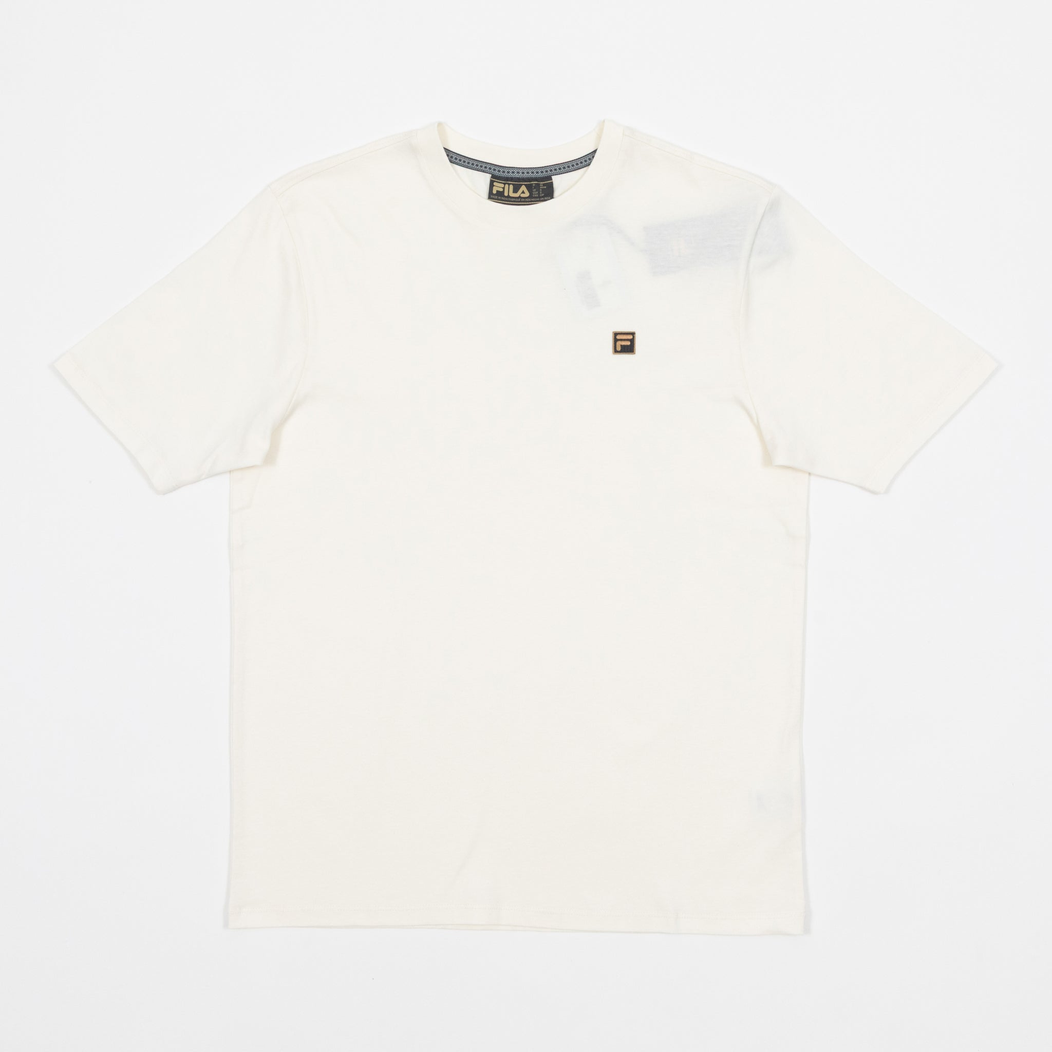 FILA Yaxley 3 Premium T-Shirt in TOFU WHITE