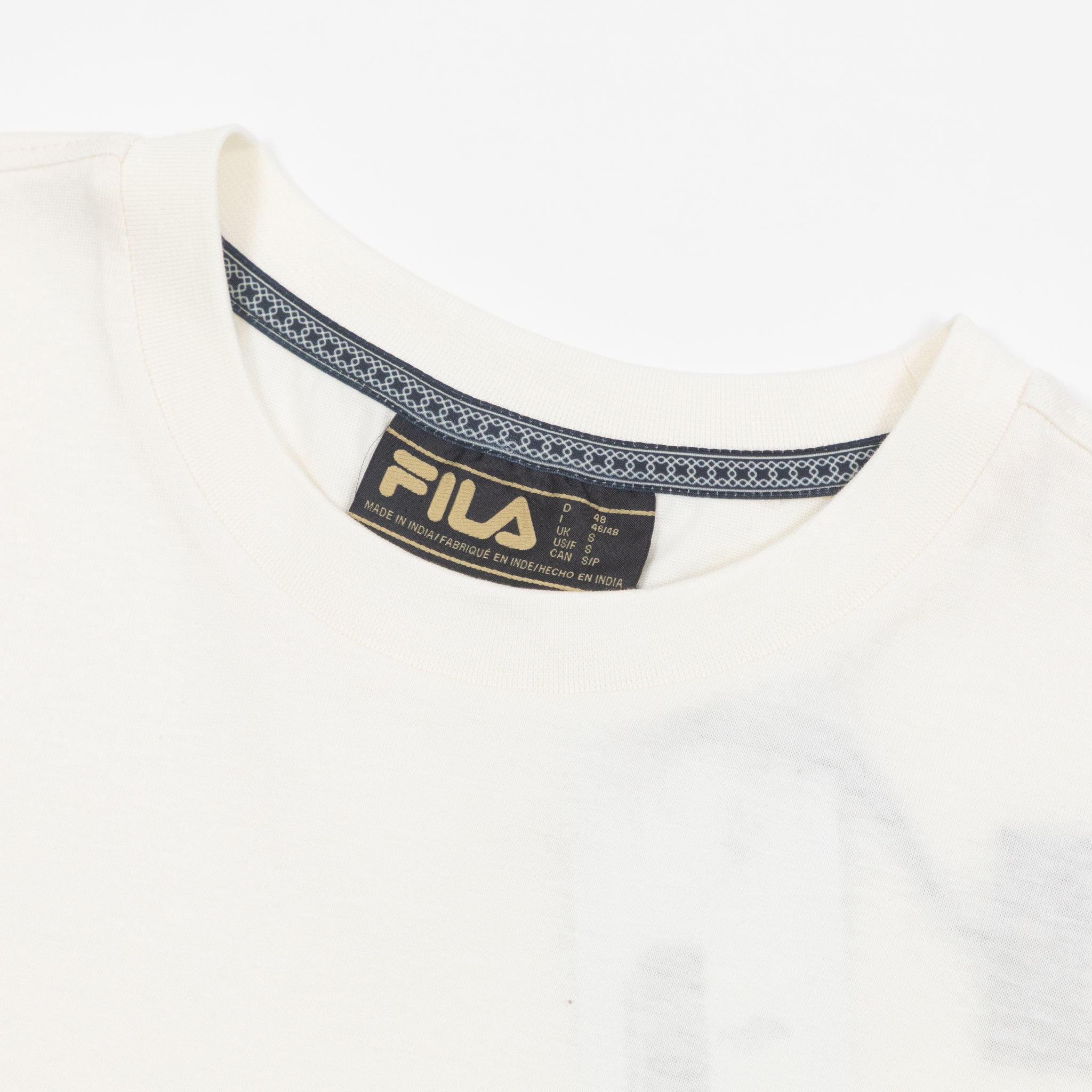 FILA Yaxley 3 Premium T-Shirt in TOFU WHITE