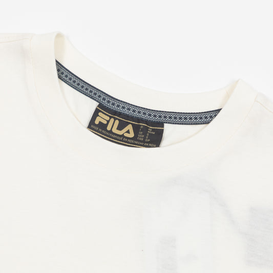 FILA Yaxley 3 Premium T-Shirt in TOFU WHITE