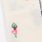 HAPPY SOCKS Yoga Socks in CREAM