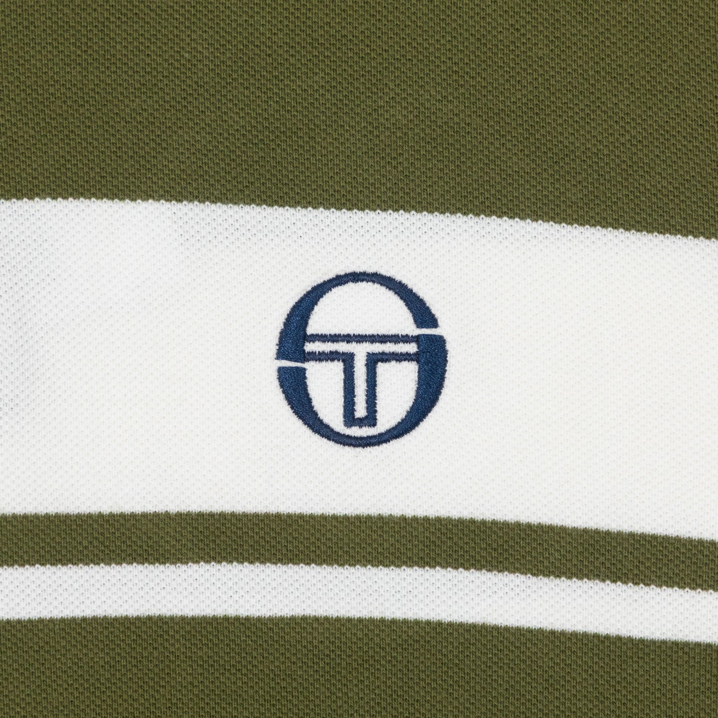 SERGIO TACCHINI Young Line Polo Shirt in GREEN & WHITE
