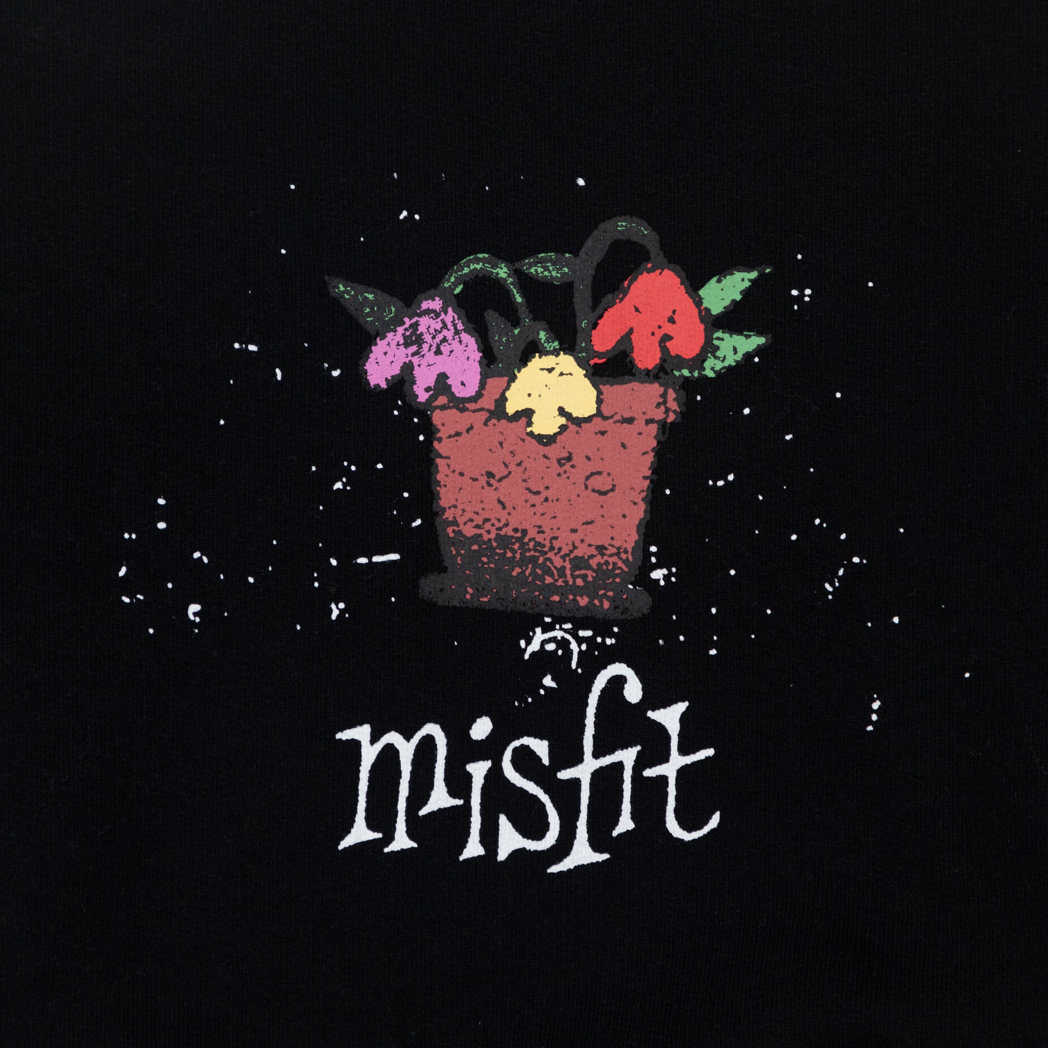 Womens MISFIT SHAPES Young Warmer Sweatshirt in BLACK