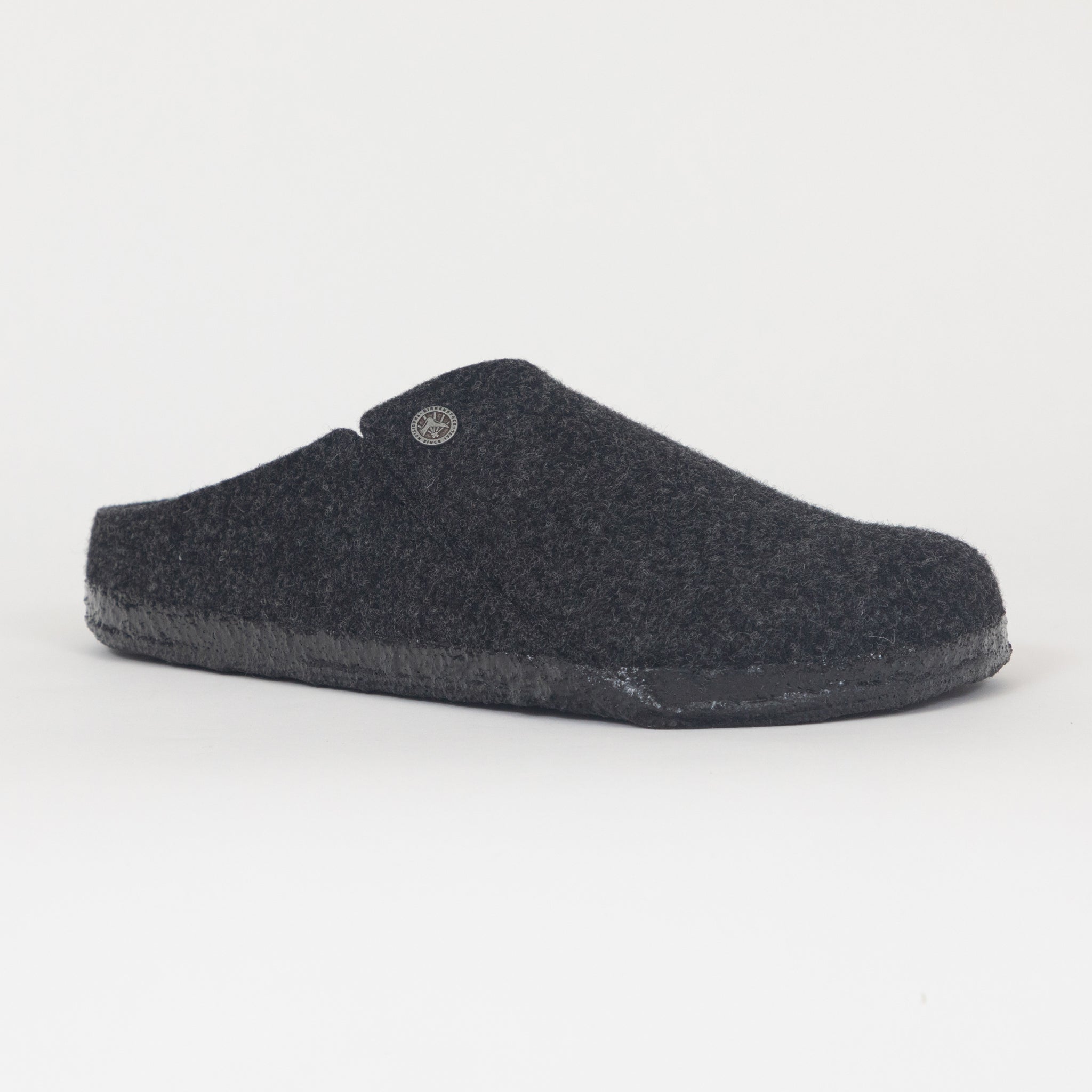 BIRKENSTOCK Zermatt Wool Felt Slippers in ANTHRACITE