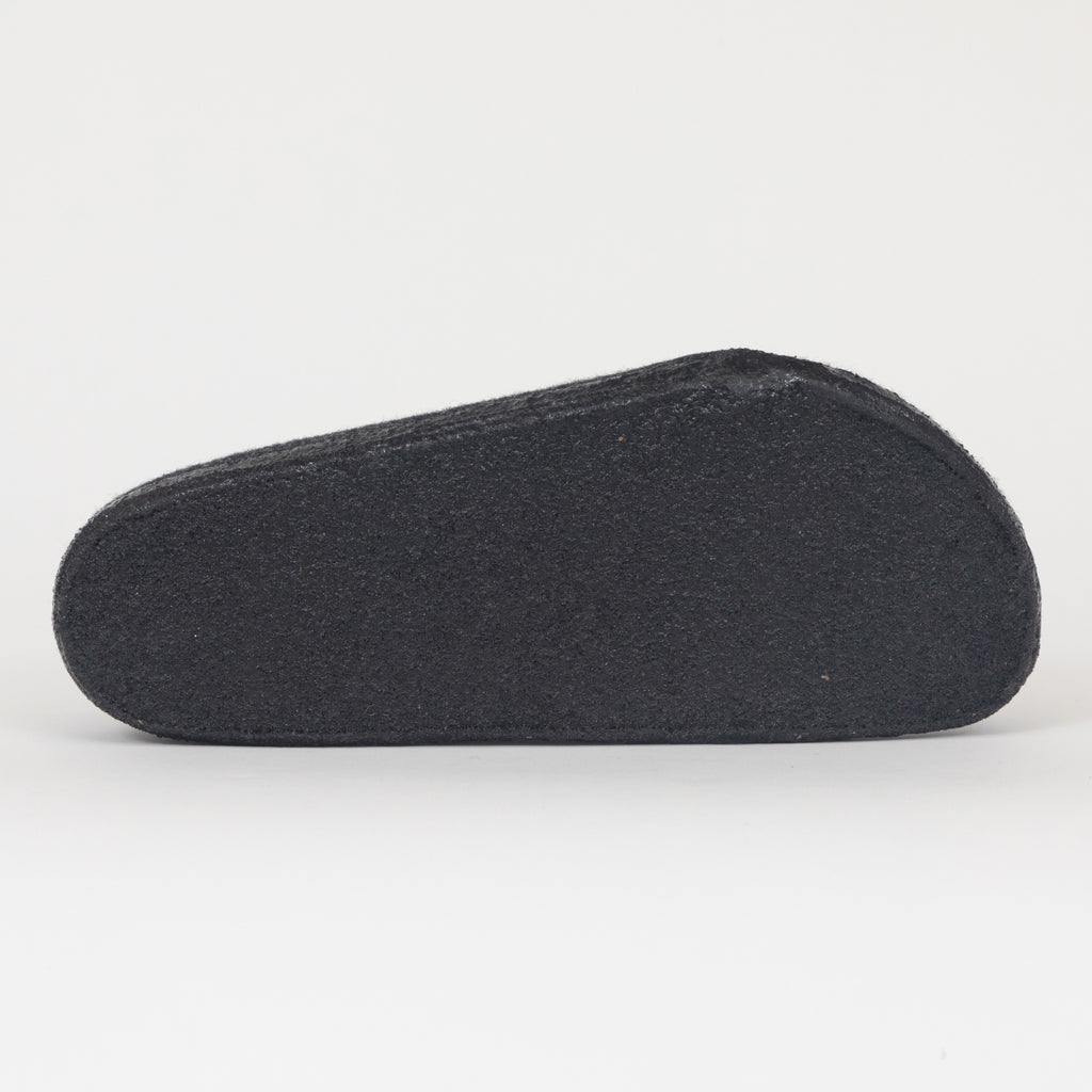 BIRKENSTOCK Zermatt Wool Felt Slippers in ANTHRACITE
