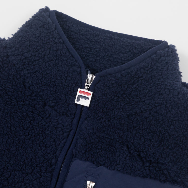 FILA Cormac Zip Through Fleece Jacket in NAVY