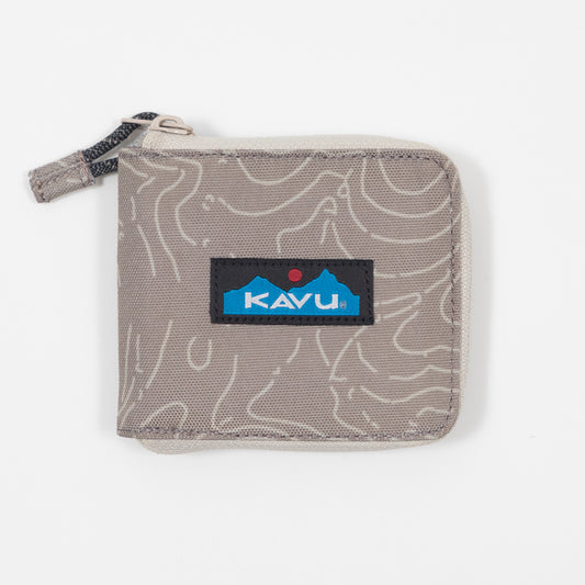 KAVU Zip Around Wallet in TAUPE TOPO