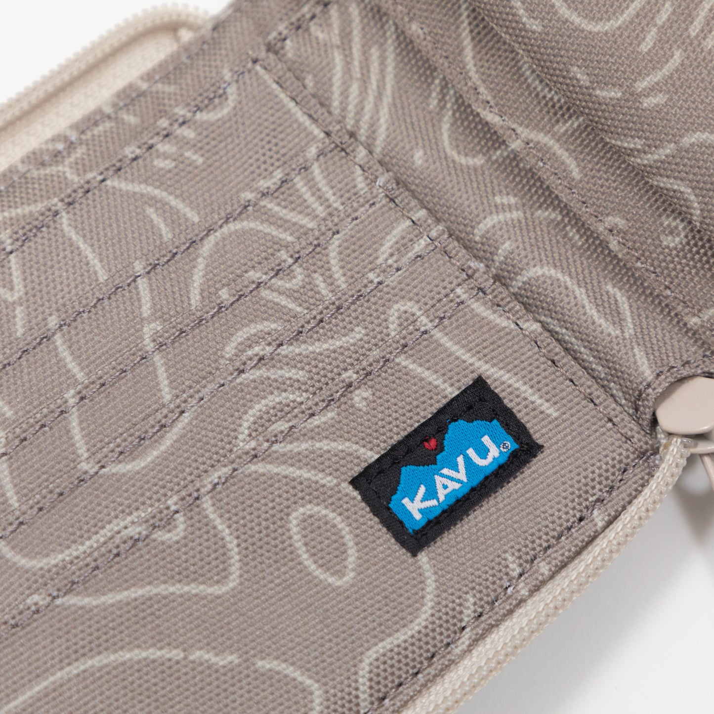 KAVU Zip Around Wallet in TAUPE TOPO