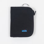 KAVU Zippy Bi-fold Wallet in BLACK