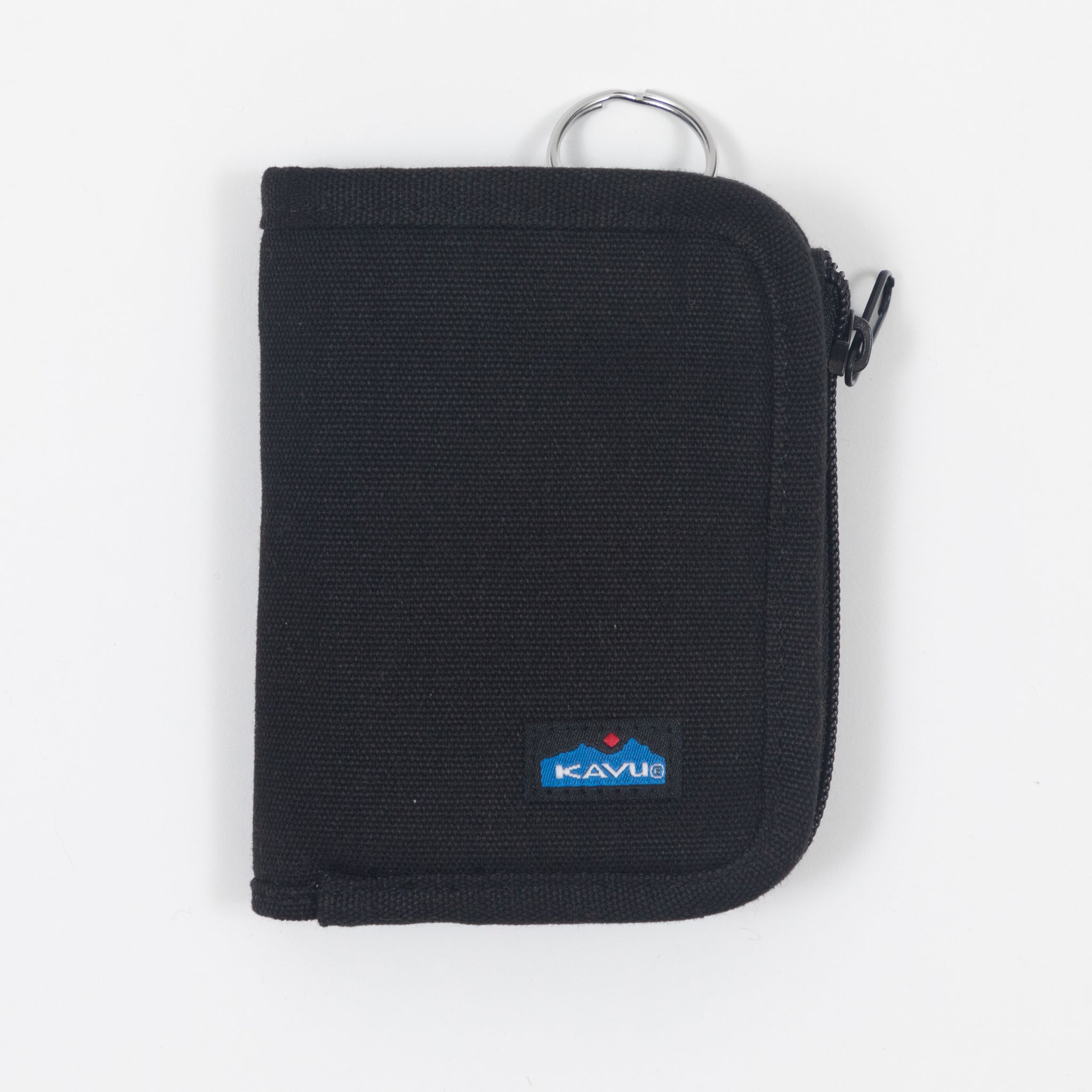 KAVU Zippy Bi-fold Wallet in BLACK