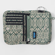KAVU Zippy Bi-fold Wallet in GREEN
