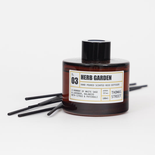THOMAS STREET CANDLES #03 Herb Garden Scented Reed Diffuser (100ml)