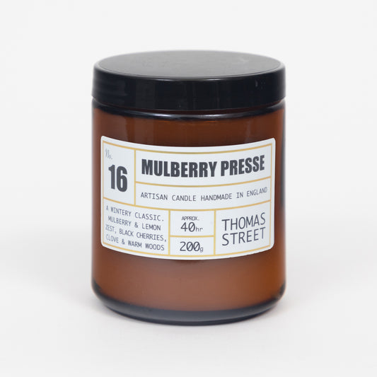 THOMAS STREET CANDLES #16 Mulberry Presse Scented Candle (200g)