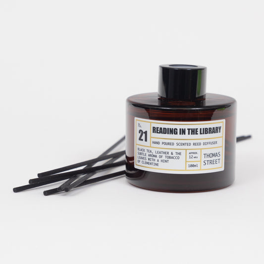 THOMAS STREET CANDLES #21 Reading In The Library Reed Diffuser (100ml)