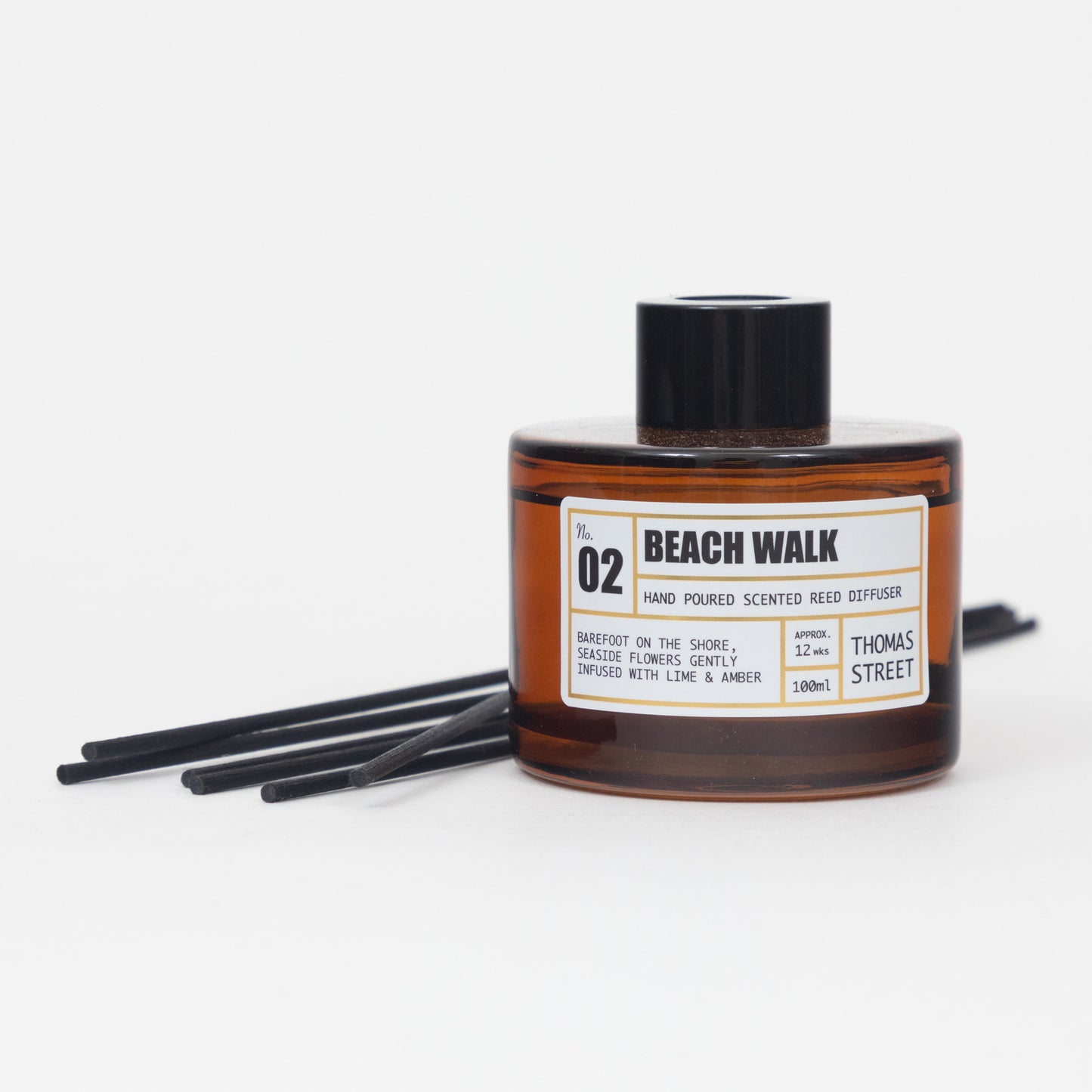 THOMAS STREET CANDLES #2 Beach Walk Scented Reed Diffuser (100ml)