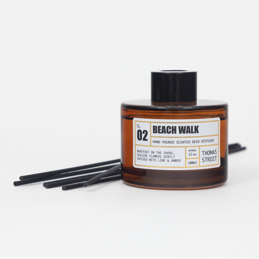 THOMAS STREET CANDLES #2 Beach Walk Scented Reed Diffuser (100ml)