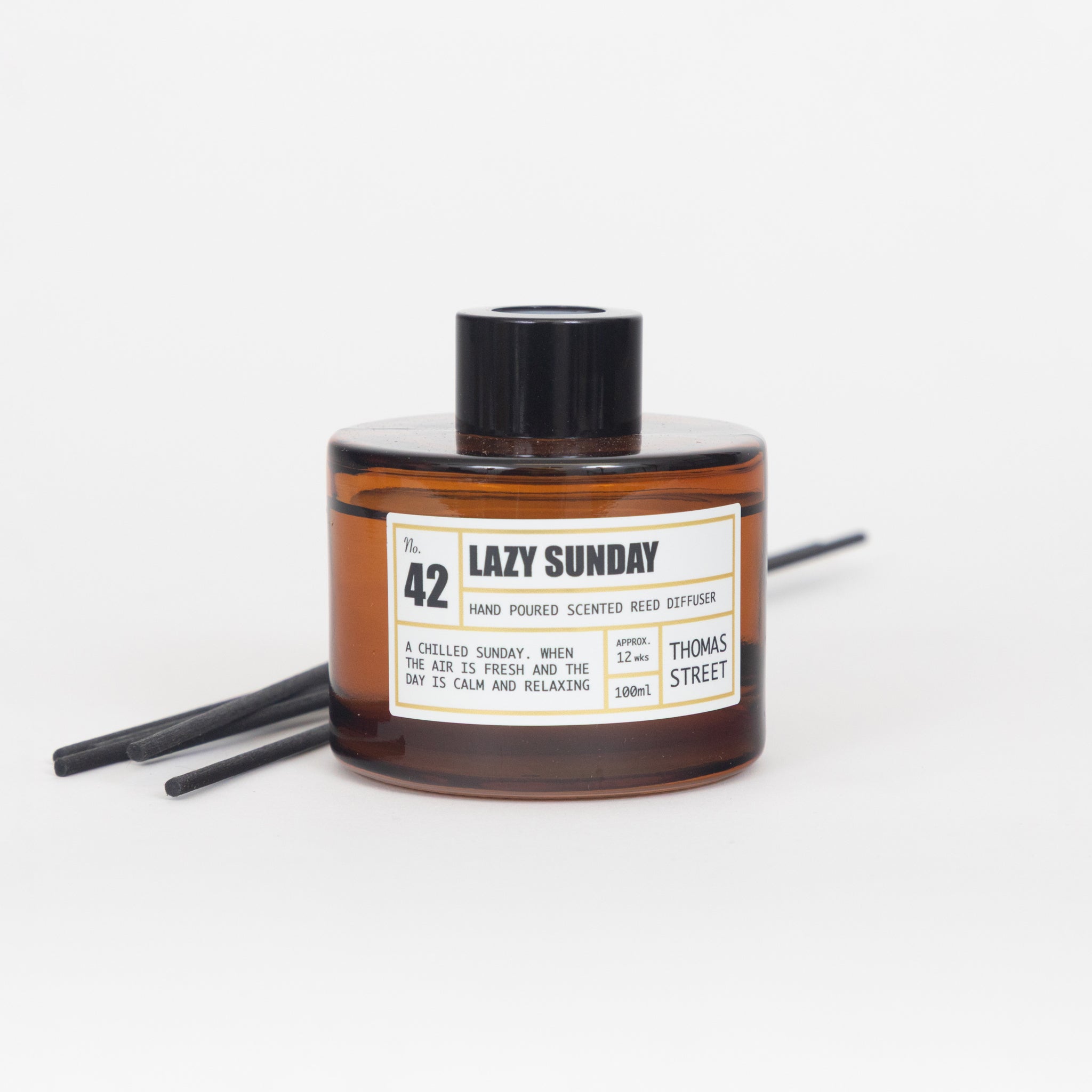 THOMAS STREET CANDLES #42 Lazy Sunday Scented Reed Diffuser (100ml)