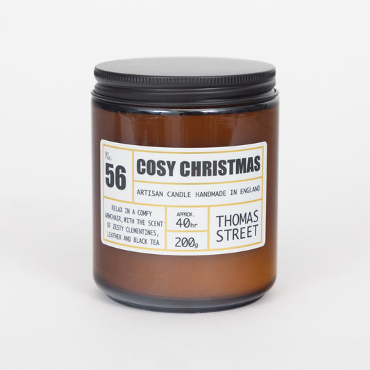 THOMAS STREET CANDLES #56 Cosy Christmas Scented Candle (200g)