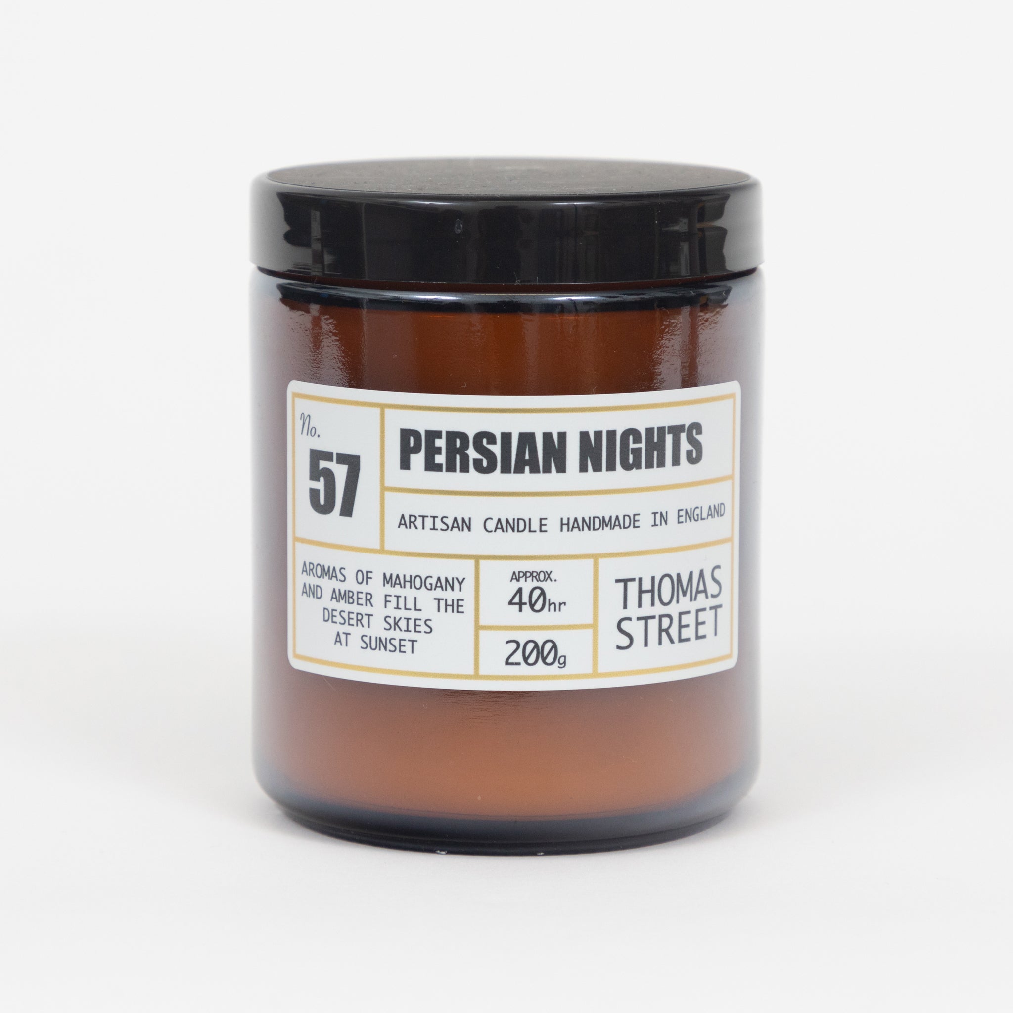 THOMAS STREET CANDLES #57 Persian Nights Scented Candle (200g)