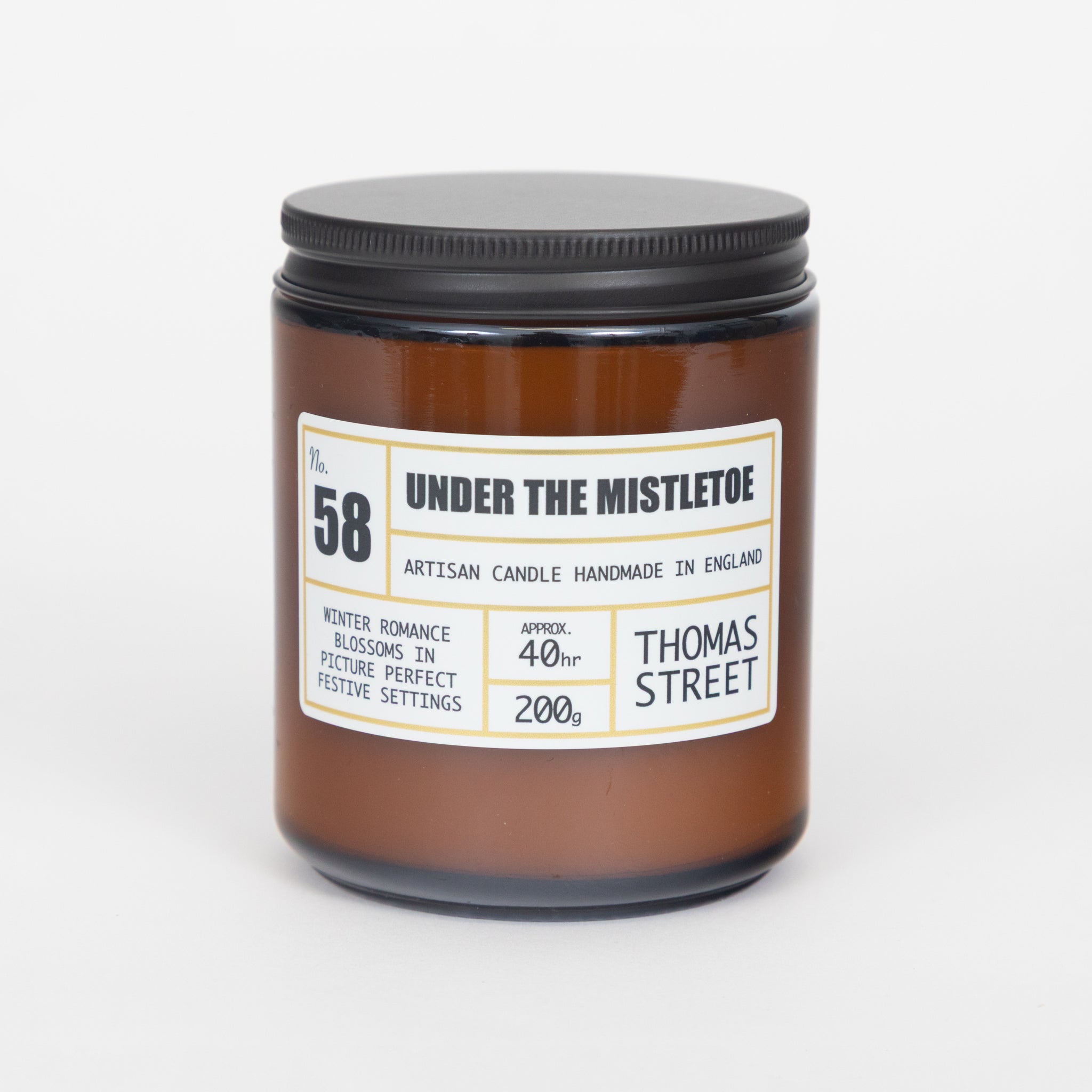THOMAS STREET CANDLES #58 Under The Mistletoe Scented Candle (200g)
