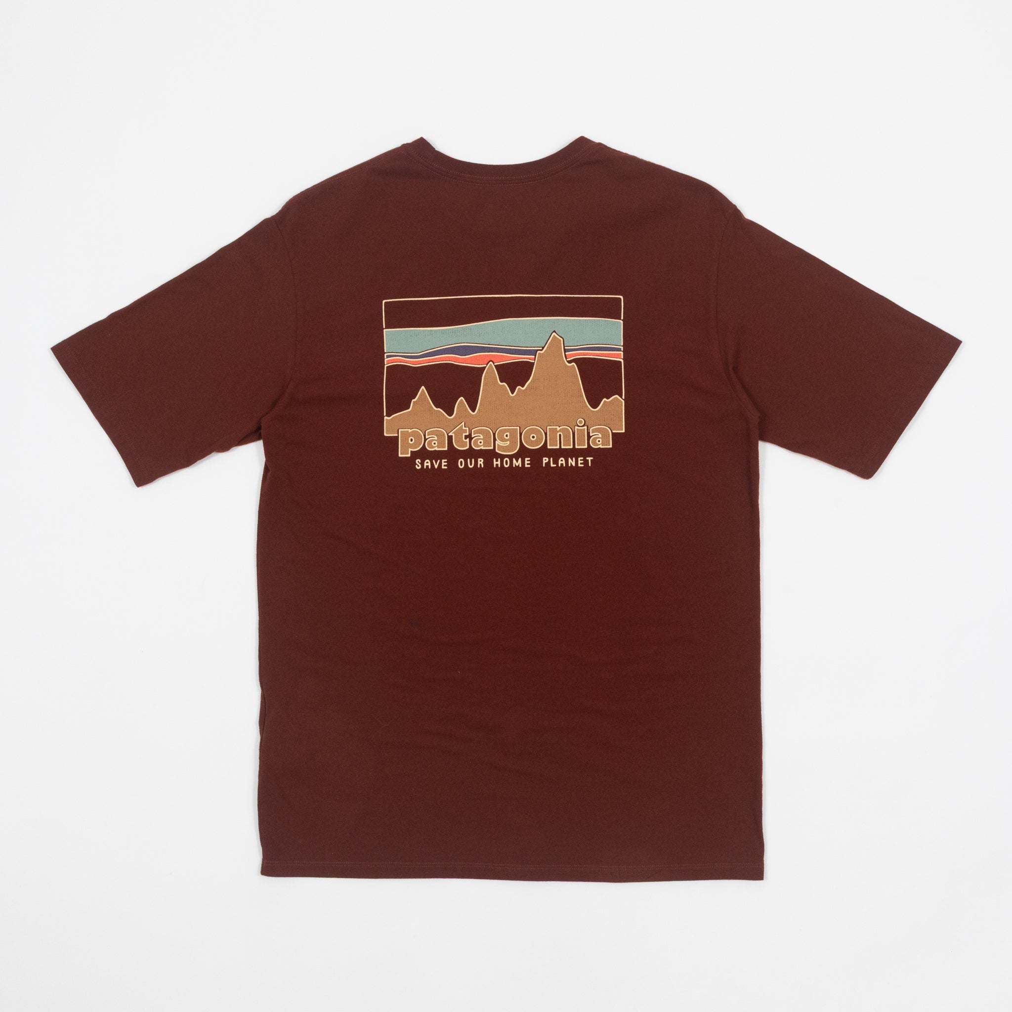 PATAGONIA '73 Skyline Organic T-Shirt in DRIED VANILLA