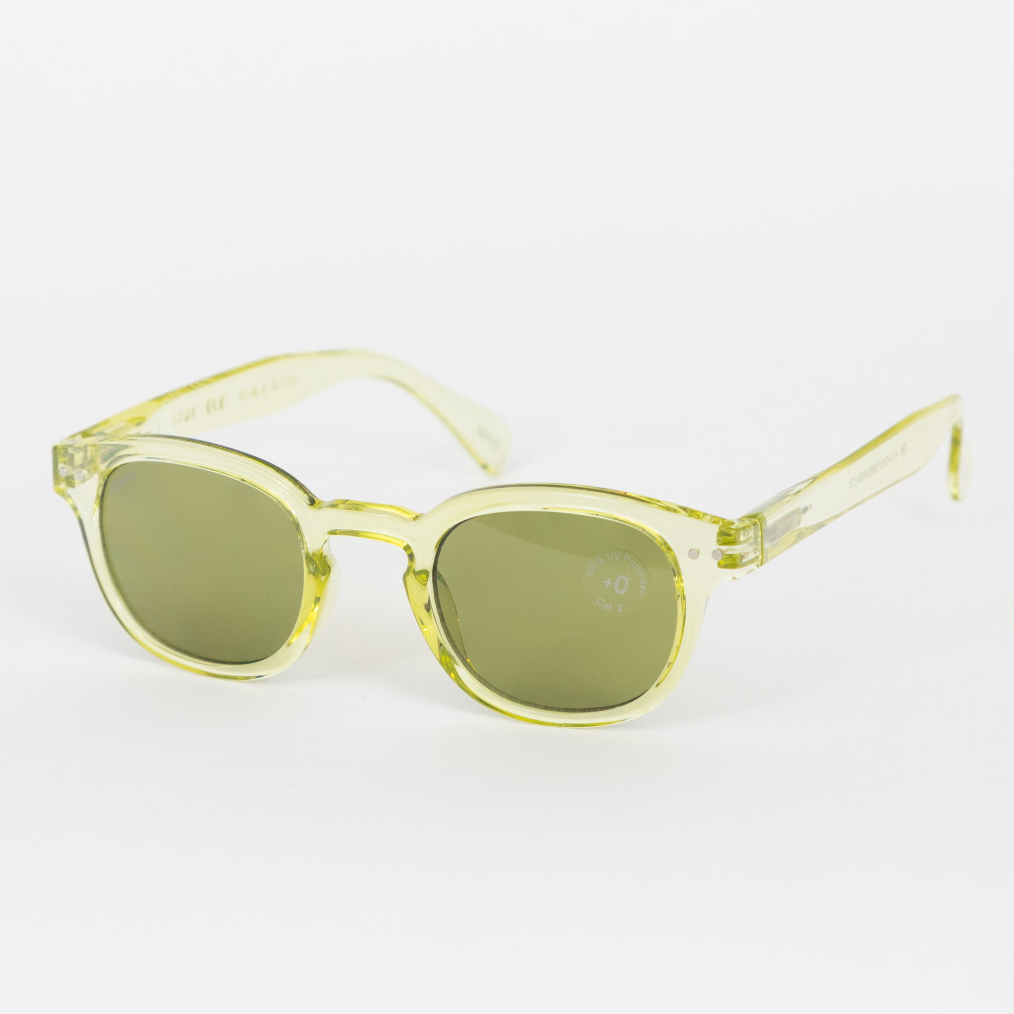 IZIPIZI #C The Retro Sunglasses in DYNAMIC GREEN