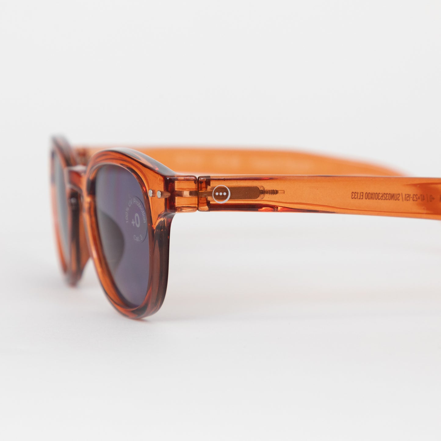IZIPIZI #C The Retro Sunglasses in ORANGE SMASH