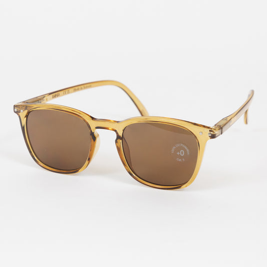 IZIPIZI #E The Trapeze Sunglasses in GOLDEN GREEN