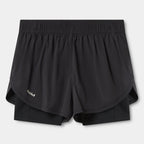 Women's ACID RUNNING 2-in-1 Shorts in Black