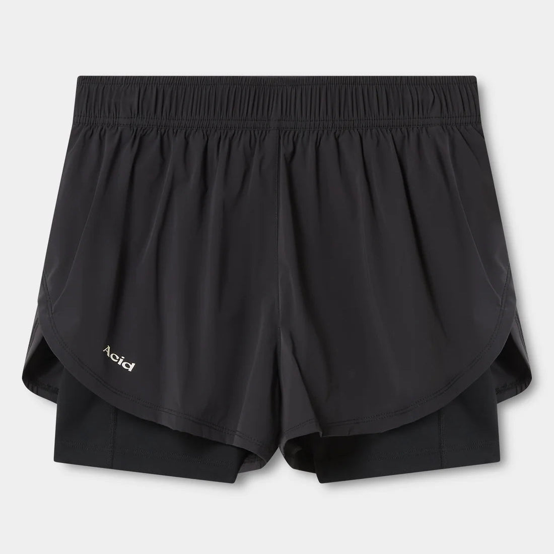 Women's ACID RUNNING 2-in-1 Shorts in Black
