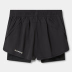 Women's ACID RUNNING 2-in-1 Shorts in Black