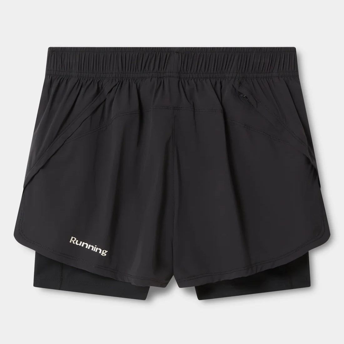 Women's ACID RUNNING 2-in-1 Shorts in Black