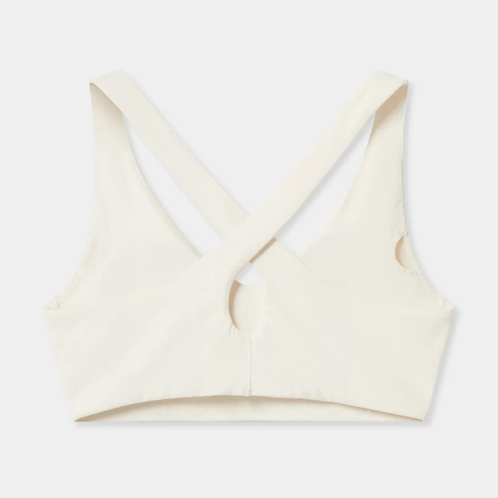 Womens ACID RUNNING Low Impact Running Bra in Bone