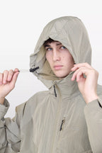 ELLIKER Arkle Ripstop Jacket in Stone