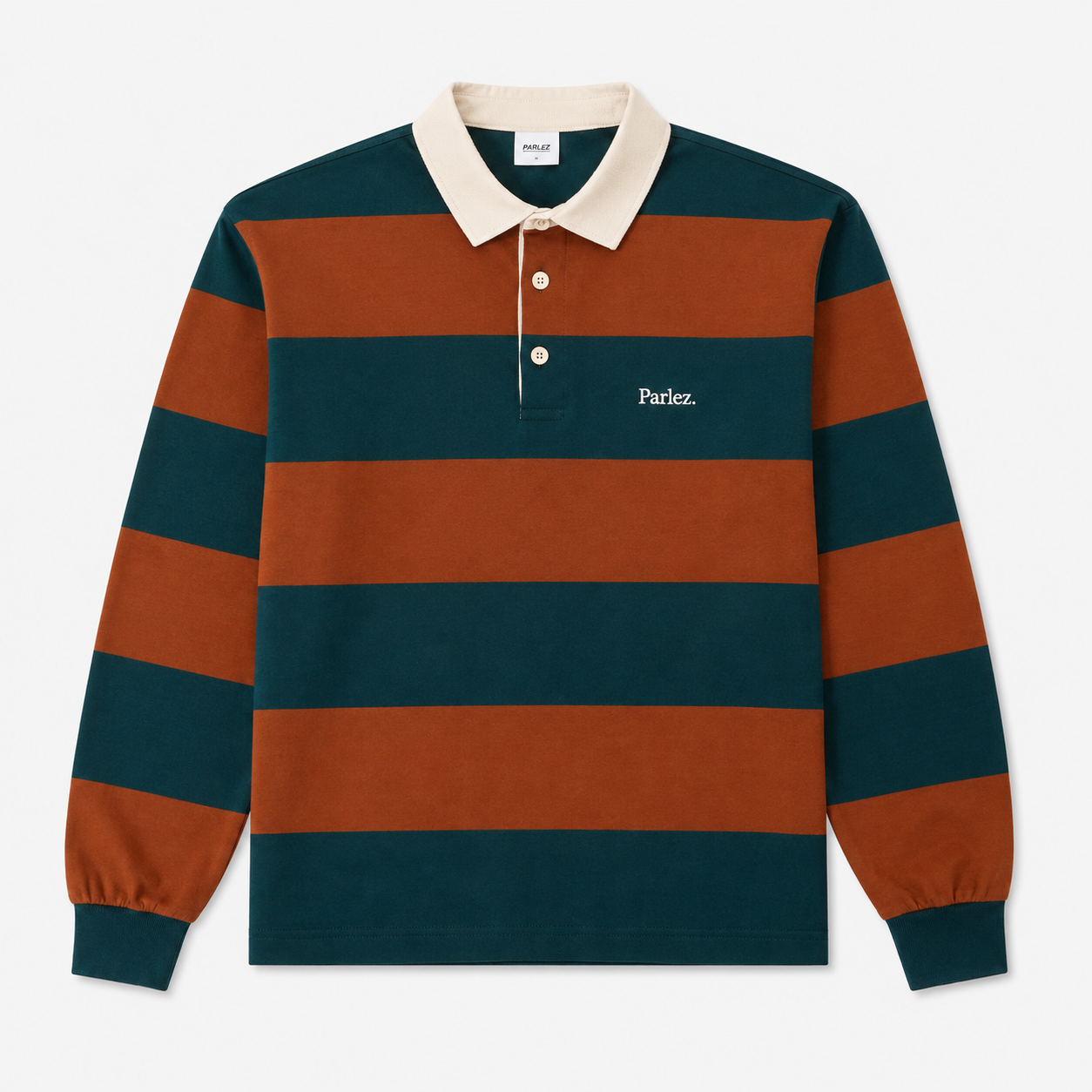 PARLEZ Ruck Rugby Shirt in Deep Green