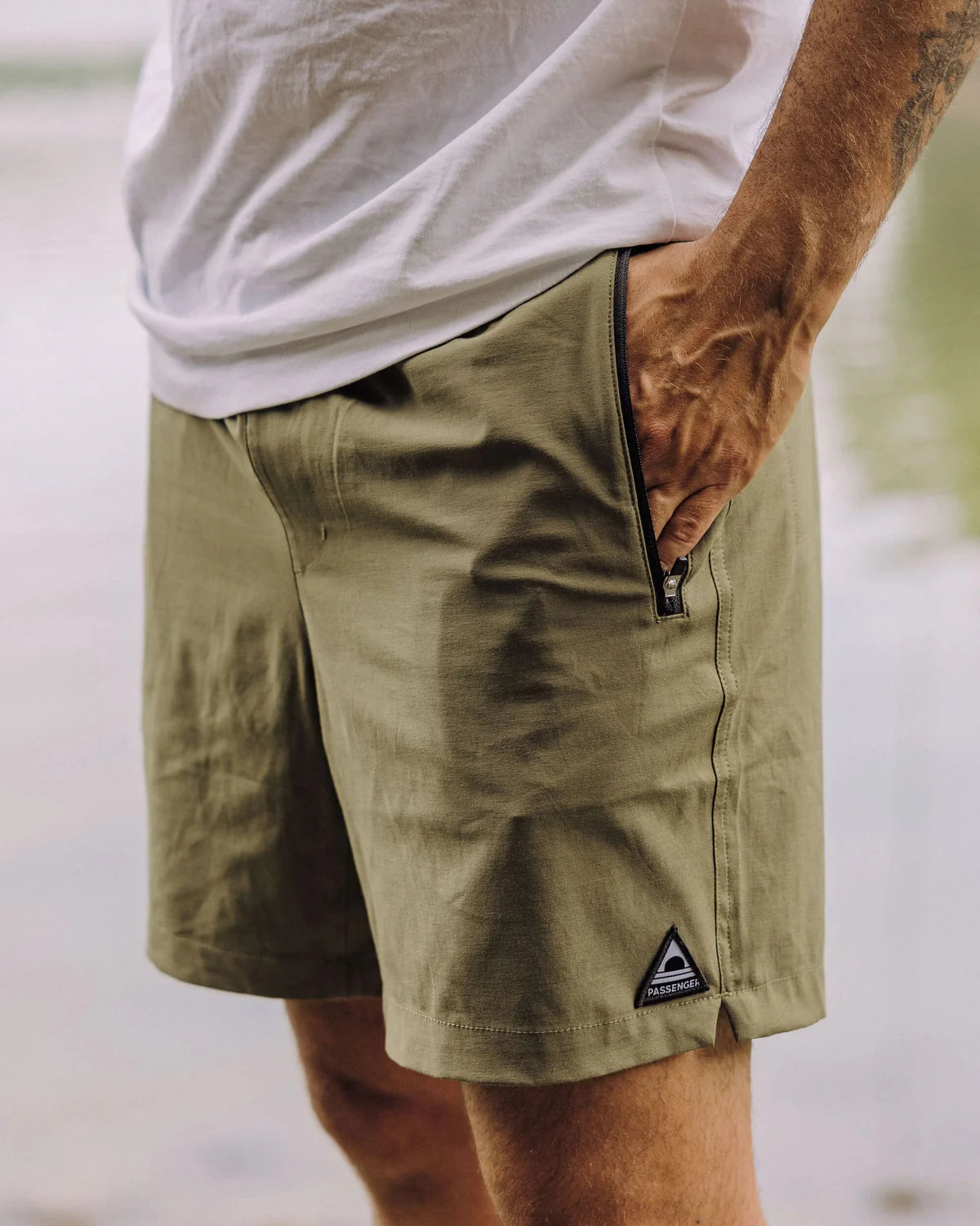 PASSENGER Traveller All Purpose Short in KHAKI