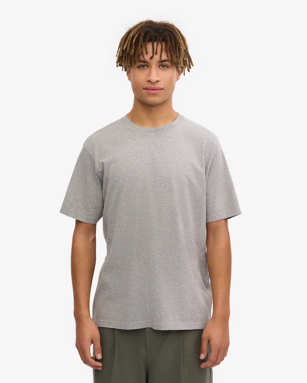 COLORFUL STANDARD Organic Cotton Tee in Heather Grey