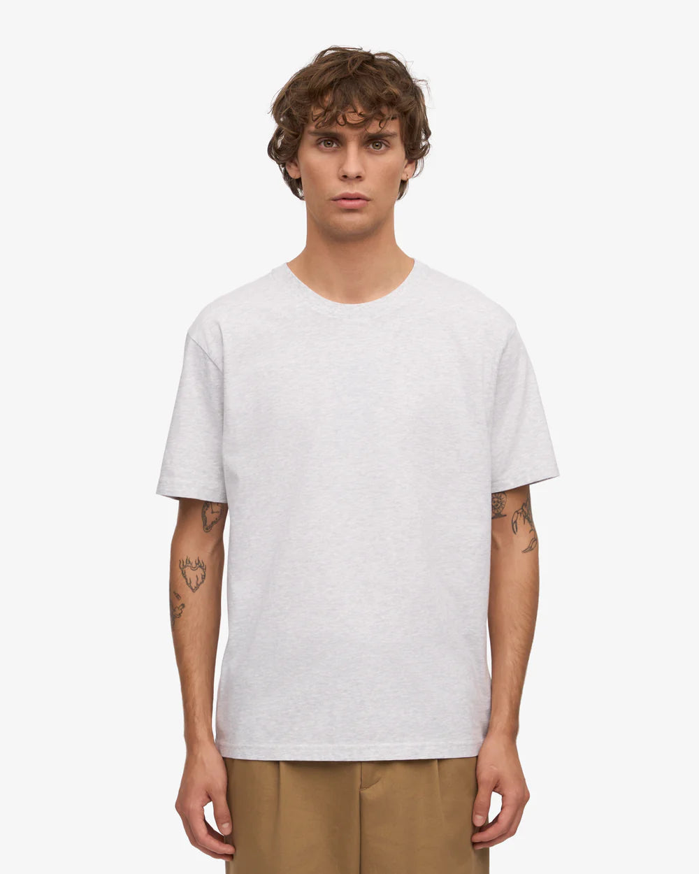COLORFUL STANDARD Basic T-Shirt in LIGHT GREY