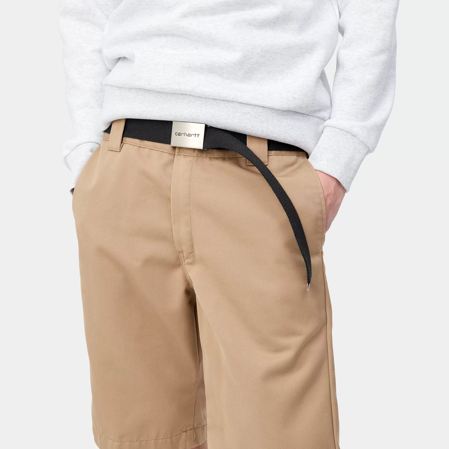 CARHARTT Chrome Clip Belt in BLACK