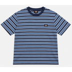 DICKIES Stripe T-Shirt in Navy Blue