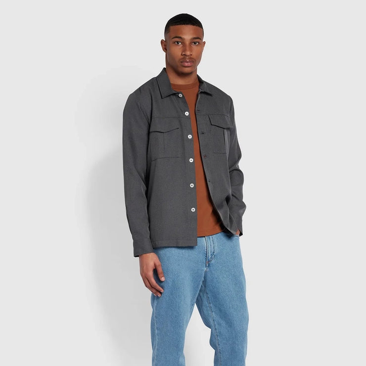 FARAH Danny Short Sleeve T-Shirt in GOLDEN BROWN