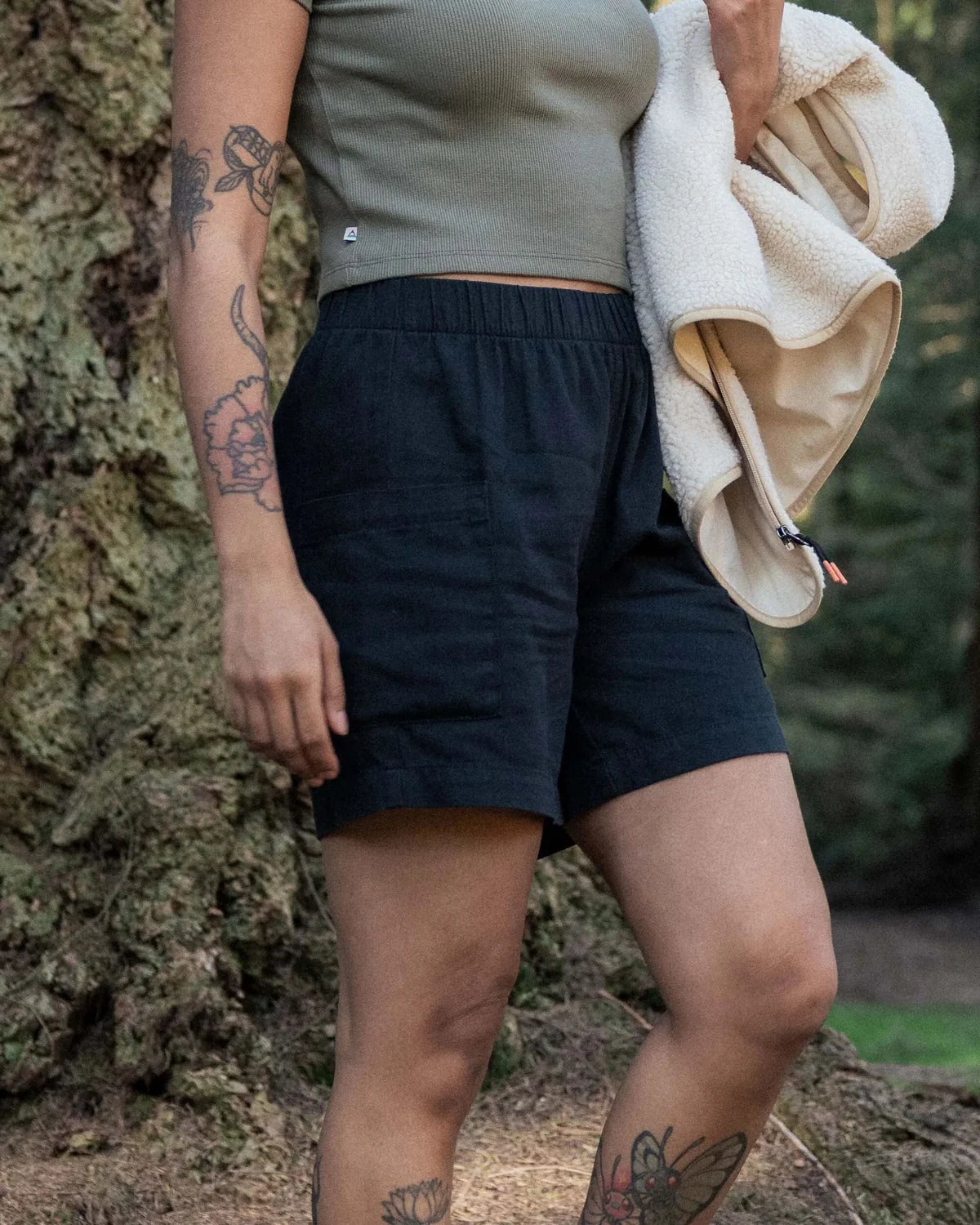 Women's PASSENGER Whirl Lightweight Short in BLACK