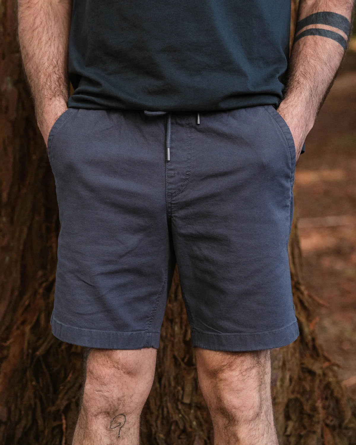 PASSENGER Drifter Organic Cotton Short in CHARCOAL