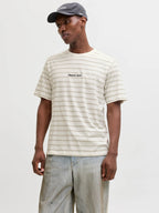 JACK & JONES Stripe T-Shirt in SEAGRASS