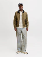 JACK & JONES Stripe T-Shirt in SEAGRASS