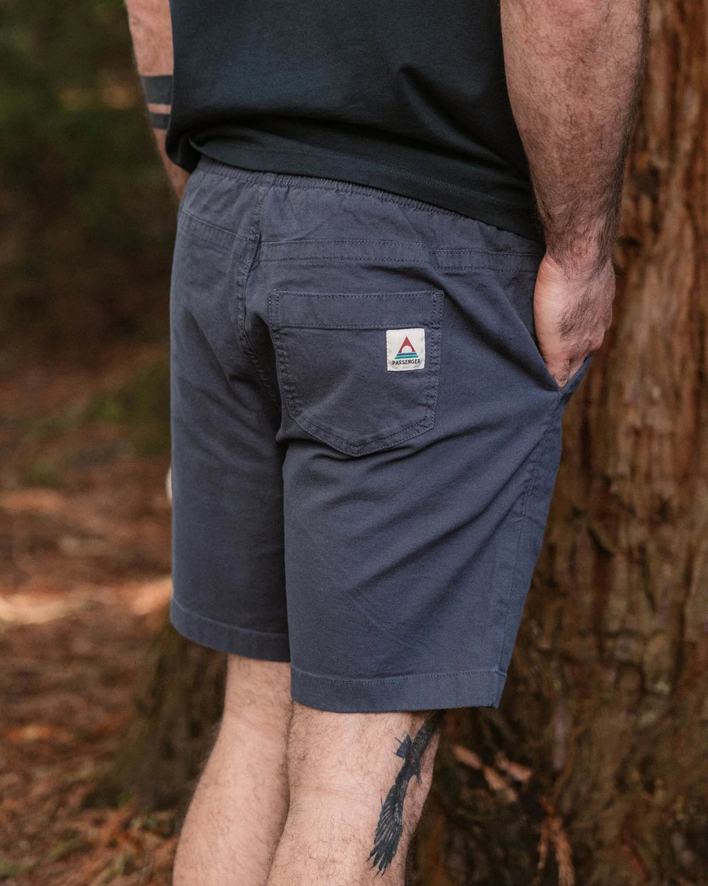PASSENGER Drifter Organic Cotton Short in CHARCOAL