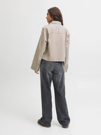 Womens JJXX Katy Overshirt in BEIGE