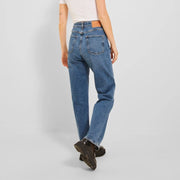 Womens JJXX Seville Loose Fit Jeans in MEDIUM DENIM BLUE
