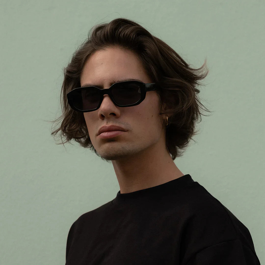 MELLER Kessie Square Sunglasses in BLACK
