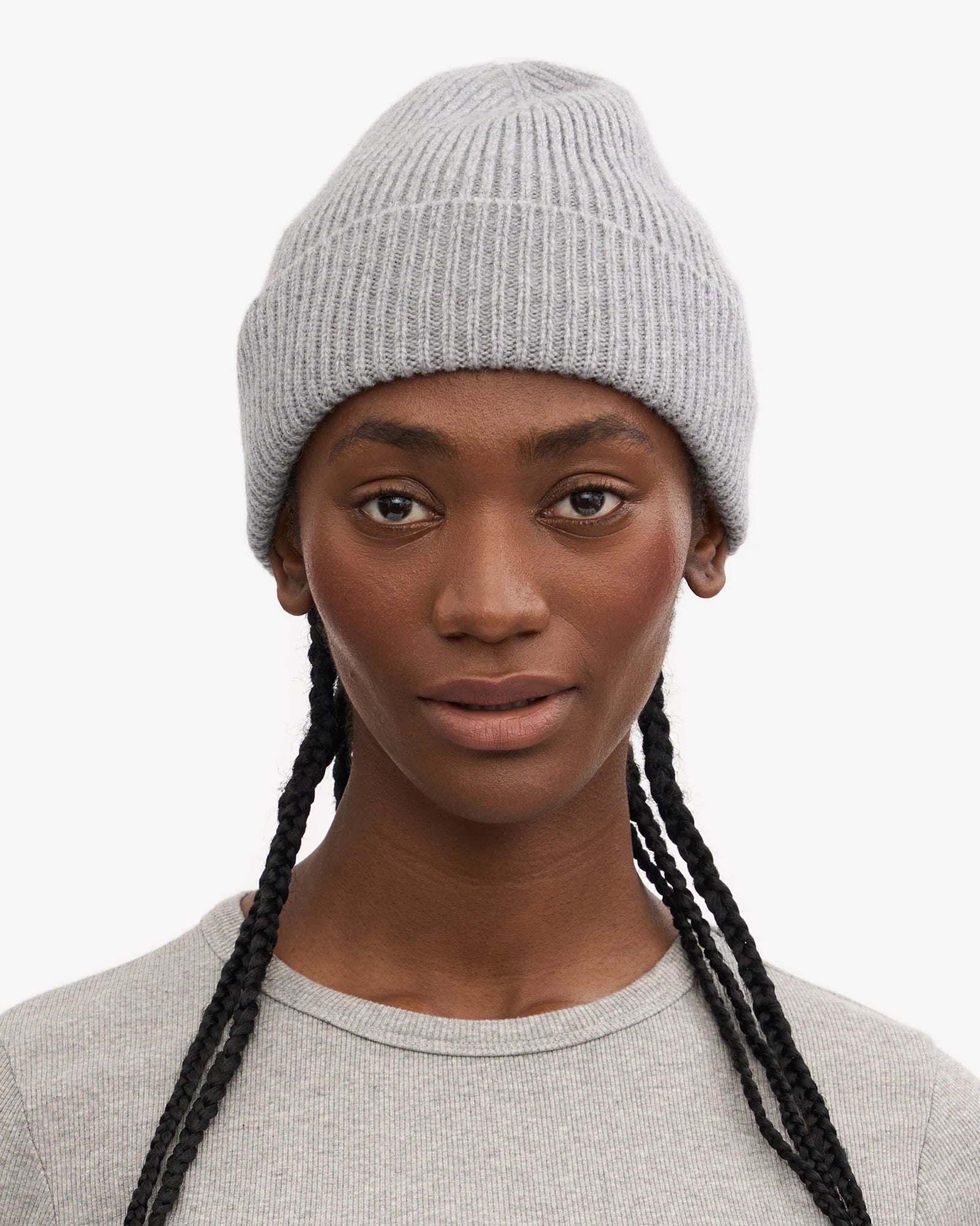 COLORFUL STANDARD Merino Wool Beanie in HEATHER GREY